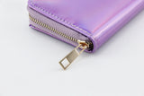 New Fashion Laser Zipper Long Wallet Women Leather Money Pouch Coin Phone Card Passport Holder Clutch Wallets Female Purses