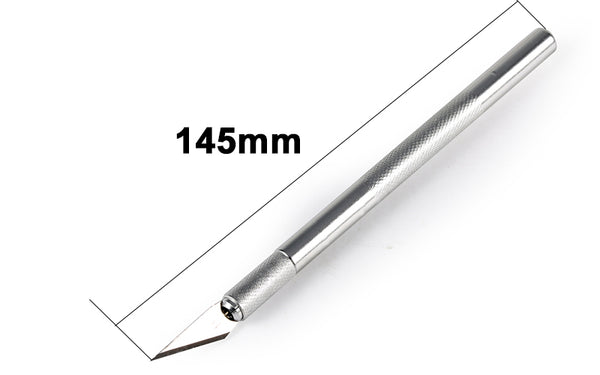 Metal Handle Scalpel 9 Blades Knife Wood Paper Cutter Craft Pen Knives Engraving Knife DIY Repair Hand Tools