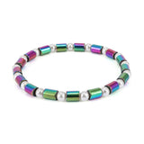 Weight Loss Magnet Anklet Colorful Stone Magnetic Therapy Bracelet Anklet Weight Loss Product Slimming Health Care jewelry