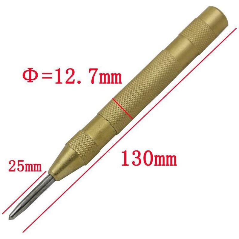 Automatic Centre Punch 5'' Automatic Center Pin Punch Strike Spring Loaded Marking Starting Holes Tool Chisel Steel