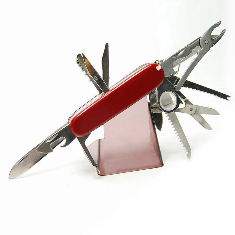 Multi-Functional Swiss 91mm Folding Knife Stainless Steel Multi Tool Army Knives Pocket Hunting Outdoor Camping Survival Knife