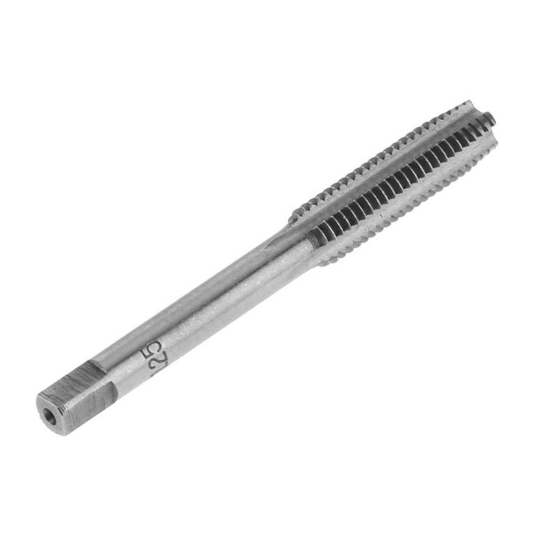6pcs T-type Machine Hand Screw Tap Wrench M3/M4/M5/M6/M8 Tap Die Set Straight Fluted Screw Thread Metric Plug Tap Drill
