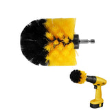 Electric Drill Brush Kit Plastic Round Cleaning Brush For Carpet Glass Car Tires Nylon Brushes Power Scrubber Drill