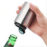 Magnetic Automatic Beer Opener Stainless Steel Bottle Opener Portable Magnet Wine Openers Bar tools Magnetische bier flesopener