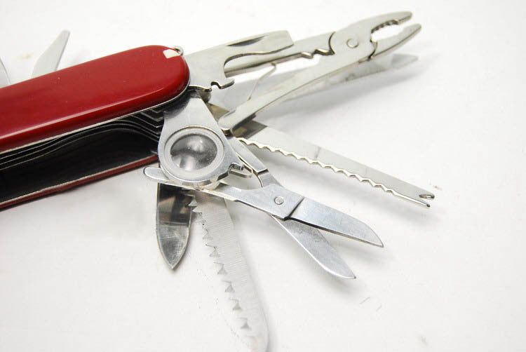 Multi-Functional Swiss 91mm Folding Knife Stainless Steel Multi Tool Army Knives Pocket Hunting Outdoor Camping Survival Knife