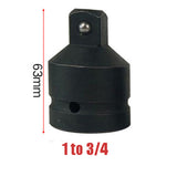 Pneumatic Socket Ratchet Converter Adapter Reducer 1/2 to 3/8 3/8 to 1/4 3/4 to 3/8 3/8 to 1/2 Car Bicycle Garage Repair Tools