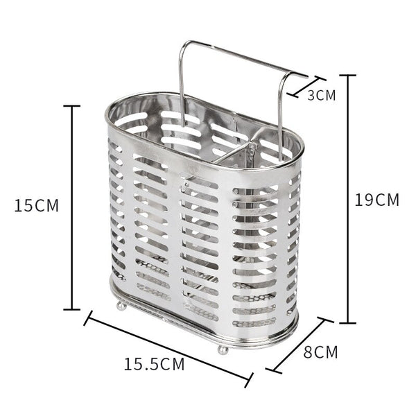Multifunction Storage Box Rack Kitchen Organizer For Chopsticks Spoon Fork Stainless Steel Storage Rack Cutlery Holder Organizer