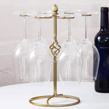 Creative Metal Wine Rack Hanging Wine Glass Holder Bar Stand Bracket Display Stand Bracket Decor