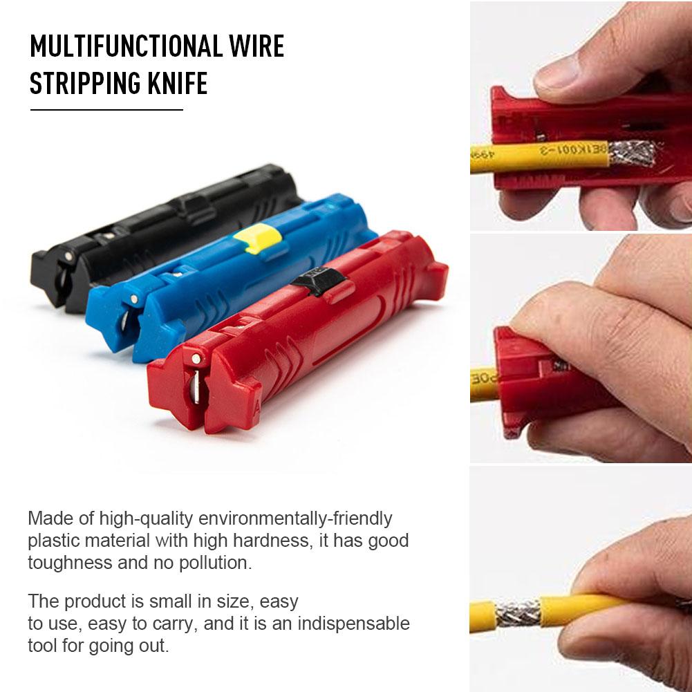 Multi-function Electric Wire Stripper Pen Rotary Coaxial Wire Cable Pen Cutter Stripping Machine Pliers Tool for Cable Puller To