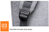 Men's Backpack Casual Business Notebook Backpack Light 15.6-inch Laptop Bag Anti Theft Backpack Travel Rucksack Gray sac a dos