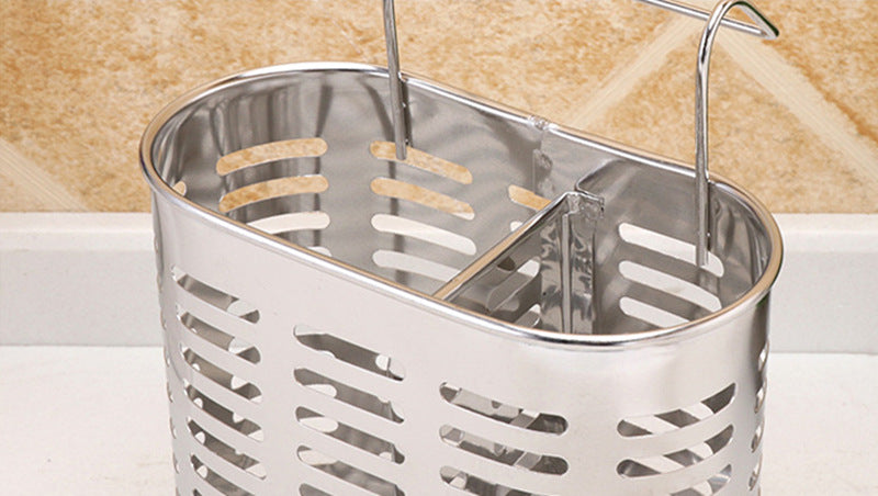 Multifunction Storage Box Rack Kitchen Organizer For Chopsticks Spoon Fork Stainless Steel Storage Rack Cutlery Holder Organizer