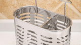Multifunction Storage Box Rack Kitchen Organizer For Chopsticks Spoon Fork Stainless Steel Storage Rack Cutlery Holder Organizer