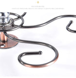 Stainless Steel Wine Rack Round Wine Glass Rack High Glass Rack Cabinet Wall Hanging Storage Box Wine Cabinet Decoration