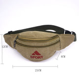 Vintage Waist Pack Men Round Belt Phone Bag Cavan Waist Bag Multiple Usage Fashion Hip Bag Travel Money Bag Belt Waist Package