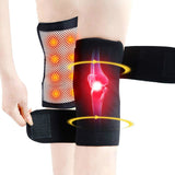 Knee Brace Support Kneepad Protector Tourmaline Self heating Belt Magnetic Protective Knee Massage Therapy Arthritis 2 PCS/lot