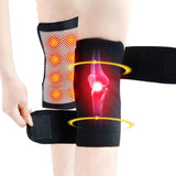 2 PCS/lot Knee Brace Support Kneepad Protector Tourmaline Self heating Belt Magnetic Protective Knee Massage Therapy Arthritis