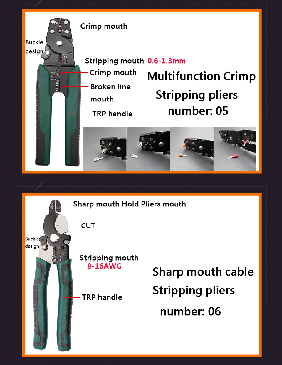 Wire Stripper Decrustation Pliers Multi tool Repair Tool Pliers Cable Wire Stripping Pliers Crimping Tool Pliers Combination