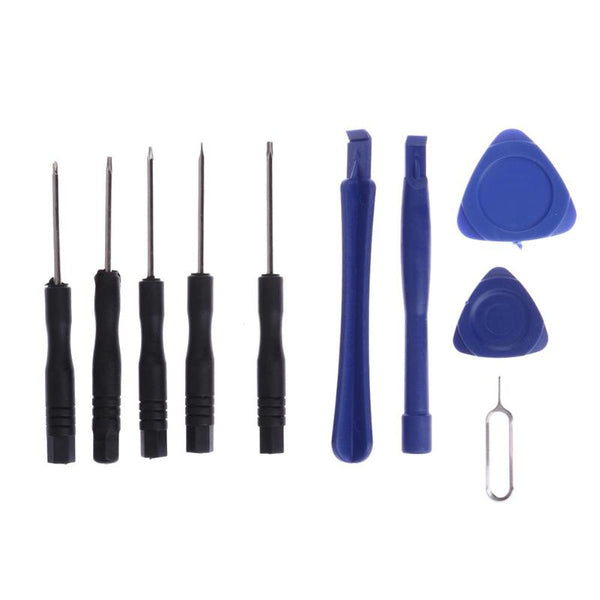 Professional 11 in 1 Cell Phones Opening Pry Repair Tool Kits Smartphone Screwdrivers Tool Set For iPhone Samsung HTC Moto Sony