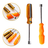 Hot 1PC 5/5.5/6/7/8/10mm Socket Wrench Screw Driver Metal Hex Nut Key Tool Screwdriver Handle Random Color