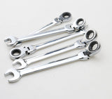 Ratchet Combination Metric Wrench Set Fine Tooth Gear Ring Torque And Socket Wrench Set Nut Tools For Repair A Set Of Wrench