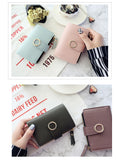 Women Wallets Small Fashion Brand Leather Purse Women Ladies Card Bag For Women  Clutch Women Female Purse Money Clip Wallet