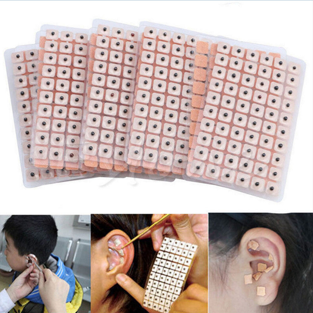 600Pcs/lot  Ear Seeds  Refill Pack Disposable Ear Press Seeds Acupuncture Vaccaria Plaster Ear Massage Bean Auriculotherapy Secondary image