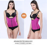 Shoulder Strap Waist Trainer Slimming Belt Vest Corset Women Zipper Hook Body Shaper Waist Cincher Slimming Weight Loss