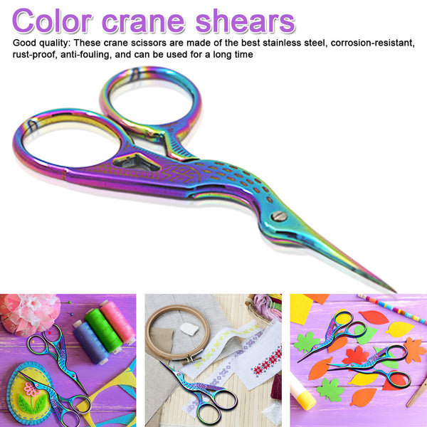 115mm Stainless Steel Classic Crane Bird Scissors Durable Manicure Cutter Remover Scissor Nail Cuticle Styling Tool