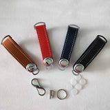 Car Key Pouch Bag Case Wallet Holder Chain Key Wallet Ring Collector Housekeeper EDC Pocket Key Organizer Smart Leather Keychain