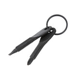 Portable Phillips Slotted Screwdriver Key Ring keyring Multi Mini Pocket Repair Tool Gadget Camp Hike Outdoor