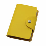 New PU Leather Function 24 Bits Card Case Business Card Holder Men Women Credit Passport Card Bag ID Passport Card Wallet