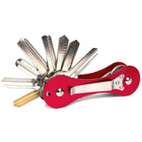 Aluminum Alloy Keychain Flexible Key Holder Keys Organizer Folder Portable Key Wallet Multi-functional Smart Clip Housekeeper