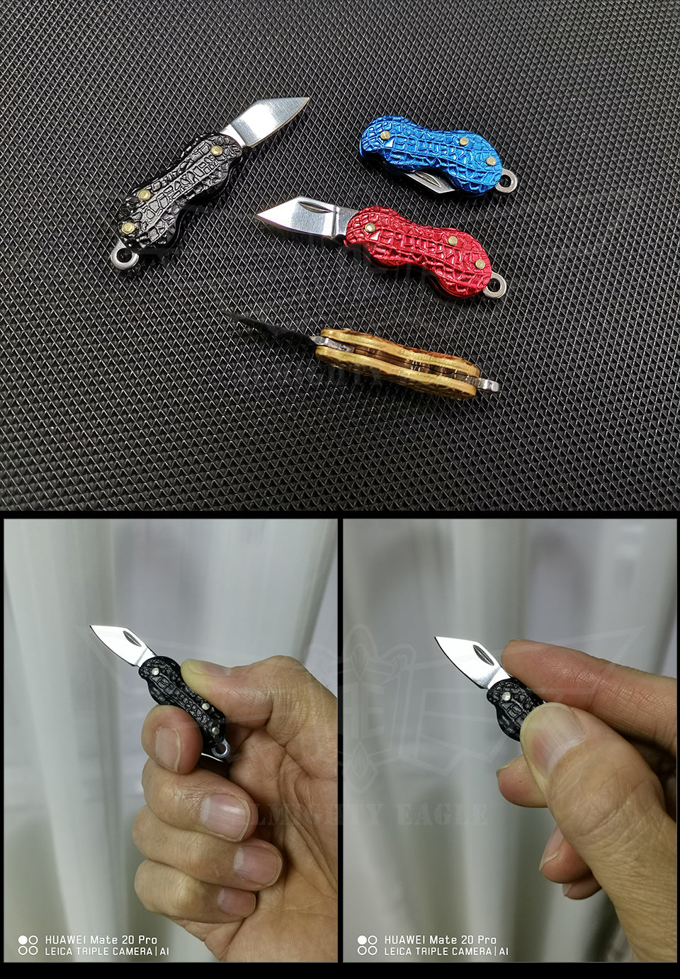 Mini Portable Knife Fold Camping Folding pocket Keychain Outdoor tool Self-defense Peanut knife EDC tool NEW