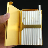 Aluminum Alloy Madam Slim Cigarette Case Pocket Box  Cigarettes Holder Storage Container Smoking Accessories sigara tabakasi
