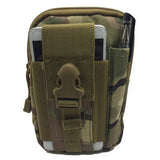 Men waist bag Casual Durable waist pack Belt Canvas Multifunction Military Bag Zipper Waterproof Waist Bag for Outdoor Wear