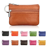 Fashion Leather Wallet Women Men Multi Functional zipper Leather Coin Purse Card Wallet Coin Purse Pouch Key Holde cartera mujer