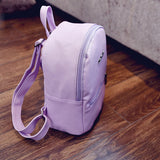 2019 New Design Girls Leather School Bag Travel Backpack Satchel Women Shoulder Rucksack Mochilas Feminina bagpack mochila mujer