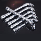 6-24mm L type pipe perforation Outer hexagon sleeves Wrench elbow Double head Wrench Car Repair Tool Kits Auto Spanner for Car