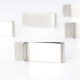5 PCS High Quality Stainless Steel Metal Money Clip Fashion Simple Silver Dollar Cash Clamp Holder Wallet for Men Women cartera