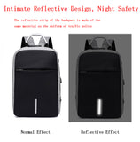 Men Multifunction Anti Theft Backpack 15.6" Inch USB Charging Laptop Backpacks Waterproof Schoolbag Business Travel Bags for Men