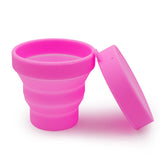 Menstrual Sterilizing Cup Collapsible Silicone Cup flexible to clean Menstrual Cup Recyclable Camping Foldable Sterilizer Cup