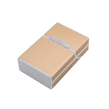 Personality Creative Aluminum Smoking Cigarette Case Men Cigar Tobacco Holder Pocket cigarette Box Storage Container Man Gift