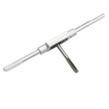 6pcs 3F Hand Screw Thread Metric Plug Tap Set M3 M4 M5 M6 M8 with Adjustable Tap Wrench 1/16-1/4"