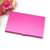 Creative Casual Business Card Case Stainless Steel Aluminum Holder Metal Box Cover Credit Men Business Card Holder Metal Wallet