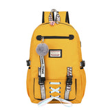 Nylon Women School Backpacks Anti Theft USB Charge Backpack Waterproof Bagpack School Bags for Teenage Girls Travel Bag