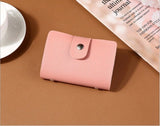 New PU Leather Function 24 Bits Card Case Business Card Holder Men Women Credit Passport Card Bag ID Passport Cover Card Wallet
