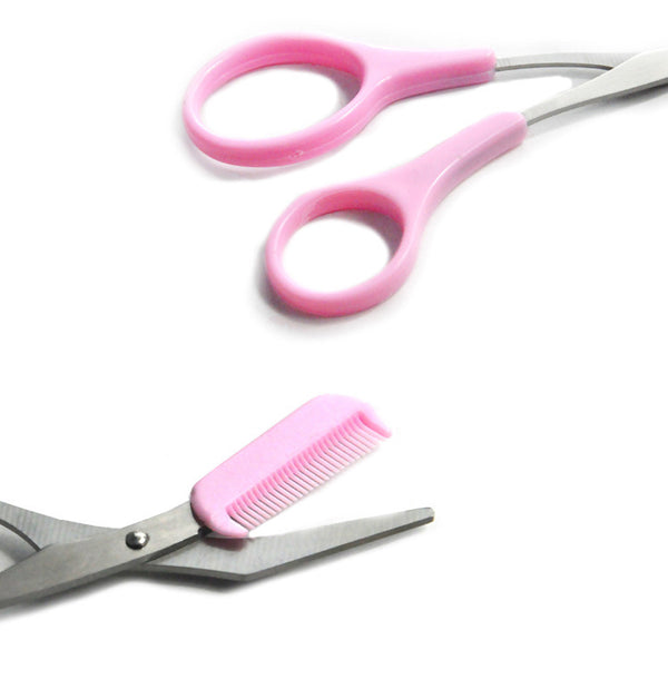12.5cm(4.92'') Trimmer cosmetic makeup com Beauty Girl Lady Women Eyebrow Scissorb shear groom hair trim Eyelash eye brow tool