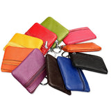 Fashion Leather Wallet Women Men Multi Functional zipper Leather Coin Purse Card Wallet Coin Purse Pouch Key Holde cartera mujer