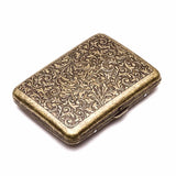 20pcs Vintage Metal Cigarette Box Men's Cigarette Case With Gift Box Packs Of Tobacco Cigarettes Holder Sigara Tabakasi Cadeau