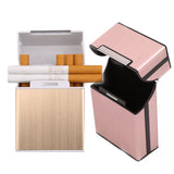 Personality Creative Aluminum Smoking Cigarette Case Men Cigar Tobacco Holder Pocket cigarette Box Storage Container Man Gift